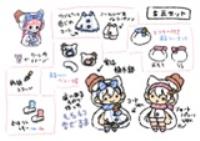 もちねこ雪だるま