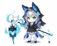 公式イラスト風のサブキャラ