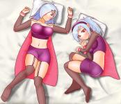 寝そべるくノ一