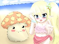 メルセデス様と海