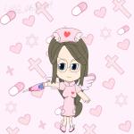古の桃色天使翼アバを医者に変装してる彼女に