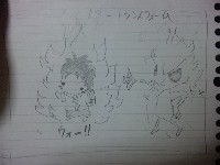 初・アナログ画・ω・w