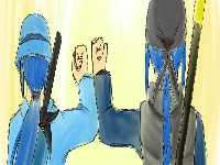 友と二人