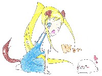 わんゎんｯ　モデル絵もえみんと様