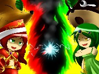 赤いキツネと緑の…