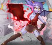 剣を振るうマステマ