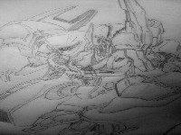 ロイヤルガード(鉛筆描き)